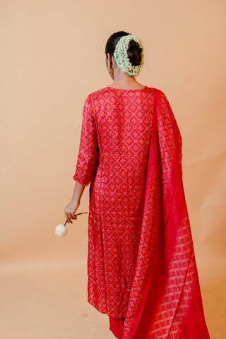 Pink Salwar Suit with Dupatta