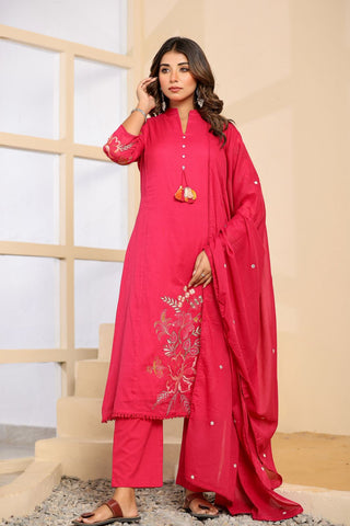 Mulmul Cotton Embroidery Set