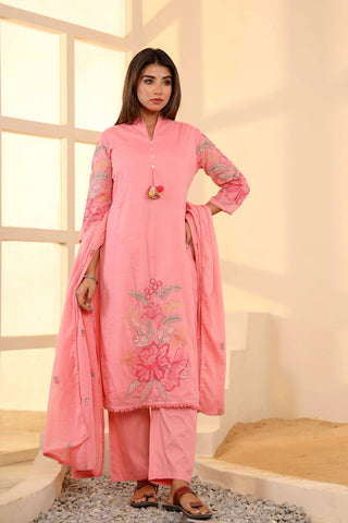 Mulmul Cotton Embroidery Set