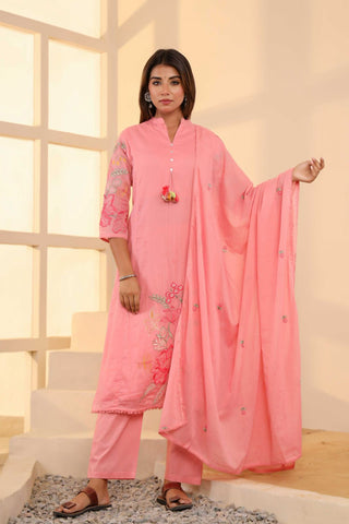 Mulmul Cotton Embroidery Set