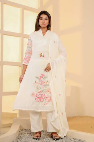 Mulmul Cotton Embroidery Set